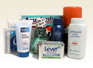 Trial and Travel Size Health and Beauty Care Products